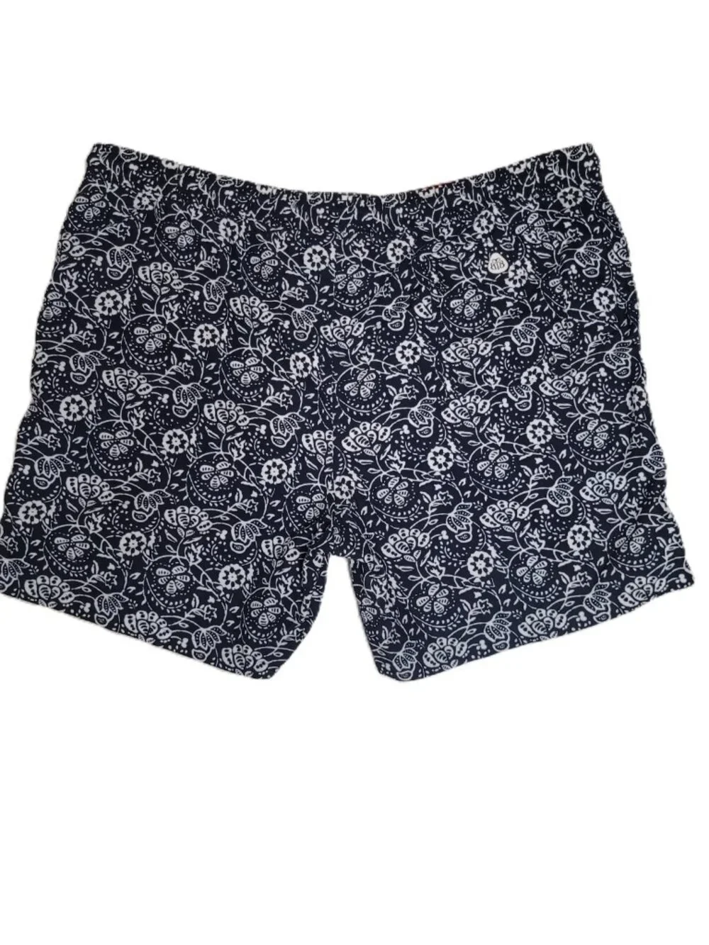 Brooks Brothers XL Swim Trunks Blue Floral Lined Beach Shorts Mens